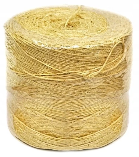 Sisal twine, 1375m, 2-2.5mm thick, natural