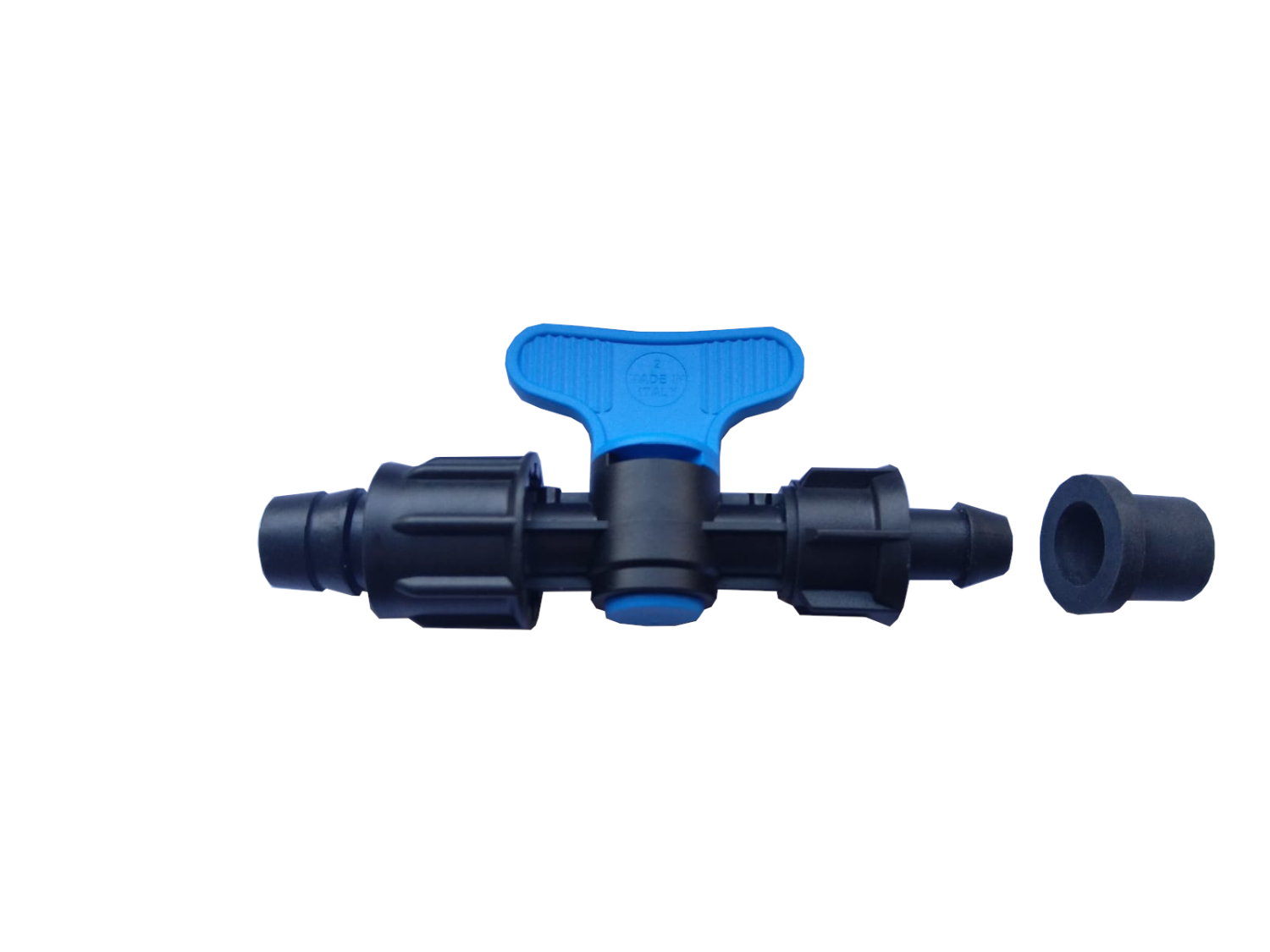 T-tape 16mm connector with valve