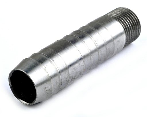 Heating pipe connector with 3/8 inch galvanized thread