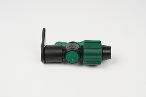 Layflat 22mm T-tape connection with valve