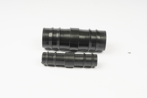 LDPE pipe connector 25x25 black