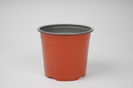 Pot 13cm 5' brown (1 liter)