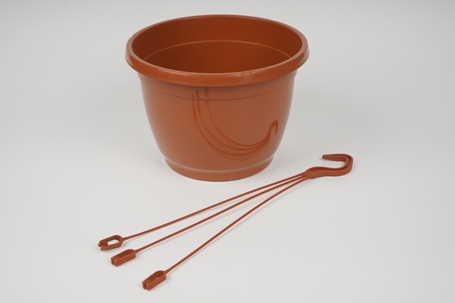 Pot Anna 25cm brown