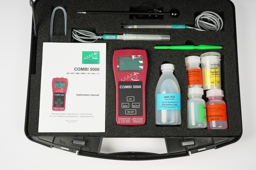 STEP Combi 5000 Kit PH+AM+EC+Moisture+Temp.